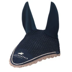 Schockemohle Dynamite Fly Bonnet -Equestrian Supply Store 1740 00034 dynamiteflyveil logo navystone 25458 67446.1527290283