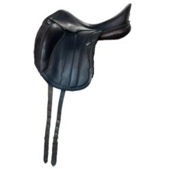 Used Equipe Viktoria Monoflap Dressage Saddle 17.5/W -Equestrian Supply Store 334 Hero 00267.1687461331