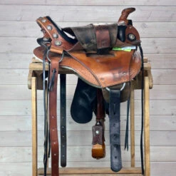 Used Ortho-Flex Western Saddle 15/M -Equestrian Supply Store 337 R Rigging 27442.1690420279