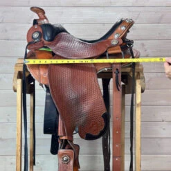 Used Ortho-Flex Western Saddle 15/M -Equestrian Supply Store 337 Skirt Measurement 86429.1690420263
