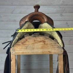 Used Star Of Texas Western Saddle 15/MW -Equestrian Supply Store 340 Front Measurement 31542.1690419389