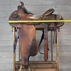 Used Star Of Texas Western Saddle 15/MW -Equestrian Supply Store 340 Skirt Measurement 01240.1690419413