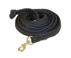 Tory Wide Braided Cotton Lead Rope -Equestrian Supply Store 629 tory wide braided cotton lead black 43378 31178.1527303529