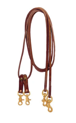 Tory Leather Pulley Draw Reins -Equestrian Supply Store 895 DO Pulley Draw Rein Dark Oil 70707.1598901923