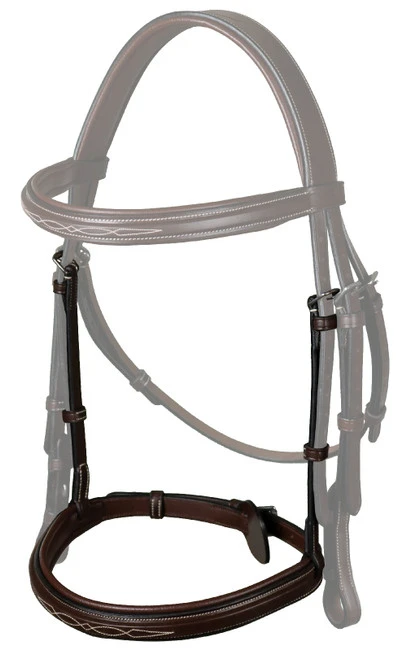 Dy'on Fancy Stitch Hunter Noseband 3 Dy'on Fancy Stitch Hunter Noseband