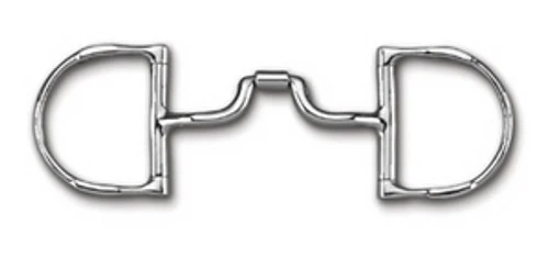 Myler Narrow Low Ported Barrel Dee With Hooks - MB 43LP - Level 2-3 4 Myler Narrow Low Ported Barrel Dee With Hooks - MB 43LP - Level 2-3 - Image 2