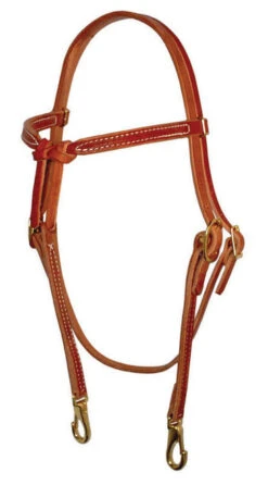 Berlin Knot Brow Headstall With Snaps