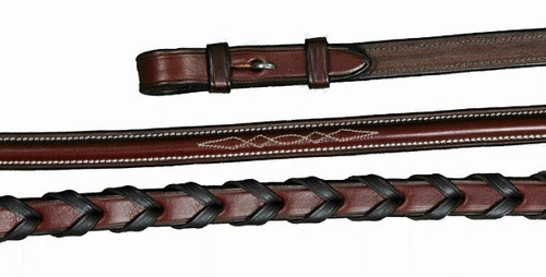Vespucci Raised Fancy Stitch Laced Reins 3 Vespucci Raised Fancy Stitch Laced Reins