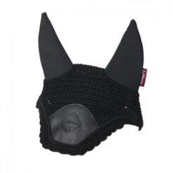 LeMieux Acoustic Pro Fly Hood -Equestrian Supply Store acoustic pro fly bonnet black front 5362 lemieux 72294.1670556917