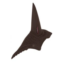 LeMieux Acoustic Pro Fly Hood -Equestrian Supply Store acoustic pro fly bonnet brown side 5366 lemieux 17942.1670556937