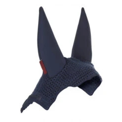 LeMieux Acoustic Pro Fly Hood -Equestrian Supply Store acoustic pro fly bonnet navy back 5363 lemieux 32512.1670556928