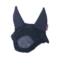 LeMieux Acoustic Pro Fly Hood -Equestrian Supply Store acoustic pro fly bonnet navy front 5363 lemieux 08748.1670557041