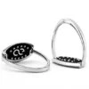 American Equus E'Lan Stirrup -Equestrian Supply Store ae elan stirrup chrome E STIR ELAN CH american equus 32547.1685486182