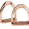 Korsteel Aluminum Stirrups -Equestrian Supply Store aluminum stirrups rose gold weatherbeeta 78117.1601161766