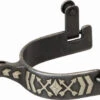Weaver Leather Weaver Arrow Crossing Spurs - Men's -Equestrian Supply Store arrow crossing spur black silver 255125212 weaver 83103.1674325807