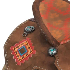 Equestrian Supply Store 17 Alamo Saddlery Aztec Arrow Barrel Saddle