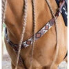 Circle Y Beaded Aztec Infinity Breast Collar -Equestrian Supply Store aztec infinity bead breast collar brown white horse x4121 2004 circle y 07659.1665180052