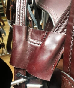 Circle Y Julie Goodnight Cascade Crossover SECOND -Equestrian Supply Store billet keeper 2 used jg cascade crossover 9212SP17531601051 52607.1687887869