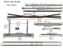 Halter Ego Aspen Rolled Snaffle Bridle -Equestrian Supply Store bridle size guide halter ego 27456.1682612618