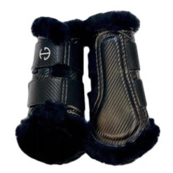 Halter Ego Brushing Boots -Equestrian Supply Store brushing boots blk blk hero CARBON TECH BRUSHING halter ego 57940.1682645213