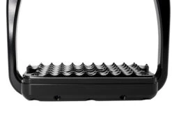 Tech Capri Dressage Stirrup -Equestrian Supply Store capri dressage iron black tread tech stirrups 38264.1605904043