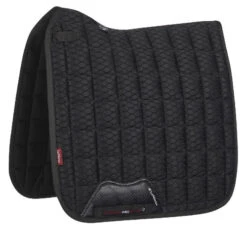 LeMieux Carbon Mesh Dressage Square Pad -Equestrian Supply Store carbon mesh air drsg black side 6739 lemieux 73787.1636591664