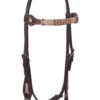 BLR Chevron Rawhide Brow Headstall -Equestrian Supply Store chevron rawhide brow hs dark 2902 DK buffalo leather 32574.1647371093