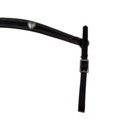 Buckaroo Leather Heart Concho Breast Collar -Equestrian Supply Store contour 1.5in bc heart tug buckaroo 42484.1674936263