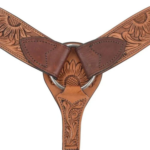 Circle Y Copper Sunflower Breast Collar 4 Circle Y Copper Sunflower Breast Collar - Image 2