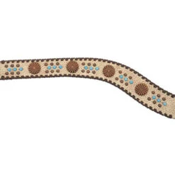 Circle Y Dakota Pinwheel Breast Collar 7 Circle Y Dakota Pinwheel Breast Collar -Equestrian Supply Store dakota pinwheel breast collar multicolor front 1003 23 SC circle y 23259.1613339267