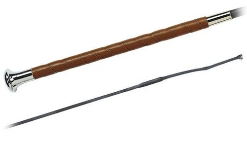 FLECK Nylon Dressage Whip With Wrapped Grip 3 FLECK Nylon Dressage Whip With Wrapped Grip