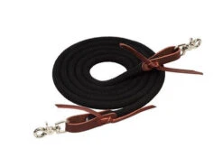 Weaver Leather Weaver EcoLuxe Round Trail Rein -Equestrian Supply Store ecoluxe round trail rein black 353260810 weaver 27422.1673322920