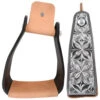 Cashel Engraved Slanted Stirrups 1 Cashel Engraved Slanted Stirrups -Equestrian Supply Store engraved slanted stirrup 2 view sa ss 3e brown cashel 92339.1590005375