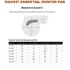 EquiFit Essential Hunter Pad -Equestrian Supply Store essential hunter pad measurement equifit 81393.1668635400