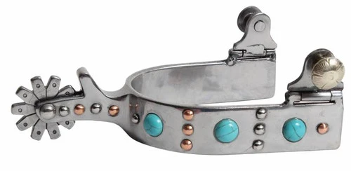 Professional's Choice Turquoise Dot Spur - Ladies 3 Professional's Choice Turquoise Dot Spur - Ladies