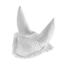 USG Fly Bonnets -Equestrian Supply Store fly veil white white usg 42271.1589058336