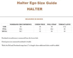 Halter Ego Safari Halter -Equestrian Supply Store halter size chart halter ego 09690.1682557202