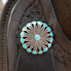 High Horse Lindale Barrel Saddle By Circle Y -Equestrian Supply Store high horse lindale barrel saddle chocolate concho marys 6228 745C circle y 45629.1579208334