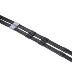 In Horse We Trust Howlett Training Aid Reins -Equestrian Supply Store howlett reins black IHWT 83508.1609445827