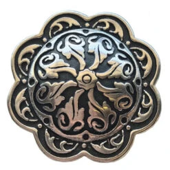 High Horse Iron Weed Trail Saddle 6925 -Equestrian Supply Store iron weed saddle jw black floral concho 6925 1605 05 high horse 17470.1690938645