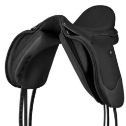 Wintec Isabell Icon Dressage Saddle -Equestrian Supply Store isabell icon dressage black front wintec 32556.1685581072