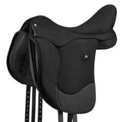 Wintec Isabell Icon Dressage Saddle -Equestrian Supply Store isabell icon dressage black side wintec 31849.1685581081