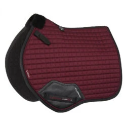 LeMieux Junior Pro Jump Square Pad -Equestrian Supply Store junior pro jump burgundy side 5832 lemieux 60626.1636587426
