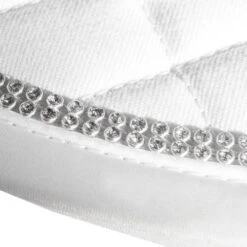 Pony Kavalkade KavalEasy Crystal Dressage Pad -Equestrian Supply Store kavaleasy strass crystal dressage white trim 11107 kavalkade 13746.1625864095