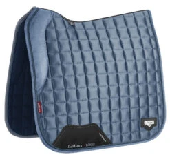 LeMieux Loire Memory Foam Dressage Pad -Equestrian Supply Store loire drsg memory ice blue side 6649 lemieux 46898.1677098432