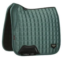 LeMieux Loire Memory Foam Dressage Pad -Equestrian Supply Store loire drsg memory sage side 4458 lemieux 26036.1677098447