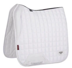 LeMieux Loire Memory Foam Dressage Pad -Equestrian Supply Store loire drsg memory white side 6641 lemieux 66600.1677098437