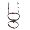 In Horse We Trust Soft T Noseband With Flash -Equestrian Supply Store noseband havana front ihwt 31208.1658873361