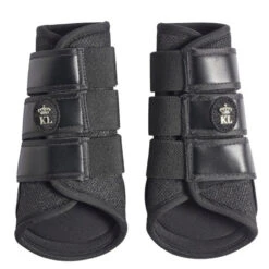 Kingsland Patton Protection Boots -Equestrian Supply Store patton protection boots black outside 2220433426 kingsland 47375.1657133228