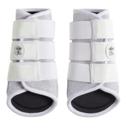 Kingsland Patton Protection Boots -Equestrian Supply Store patton protection boots white outside 2220433426 kingsland 42847.1657133231